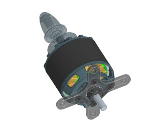 Безколекторний мотор Flytex 3530 520KV від українського виробника